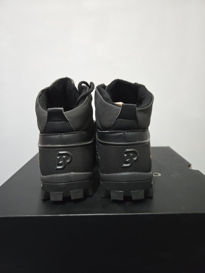 Siyah Erkek Biker Bot - Damperjack - Görsel 5