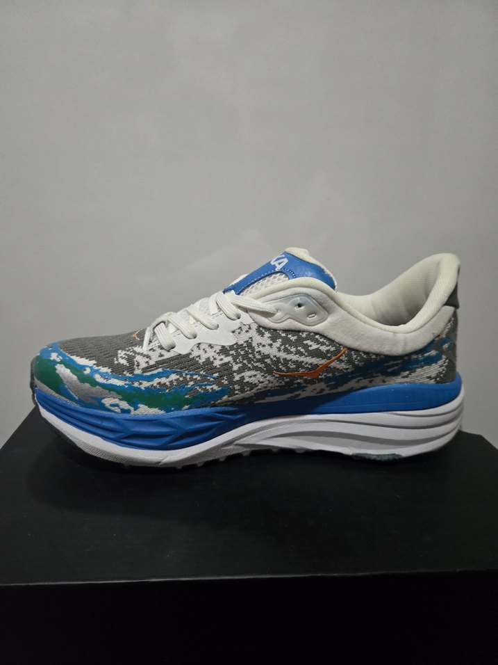 Gri Çok Renkli Bağcıklı Erkek Koşu Ayakkabısı - Görsel 2