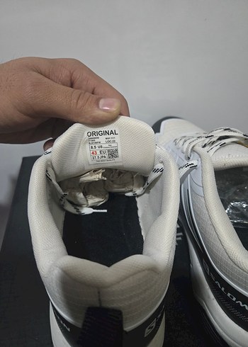 Salomon Beyaz Gri Erkek Spor Ayakkabı - Görsel 6