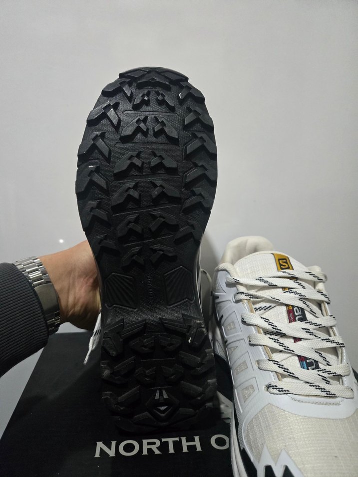 Salomon Beyaz Gri Erkek Spor Ayakkabı - Görsel 4