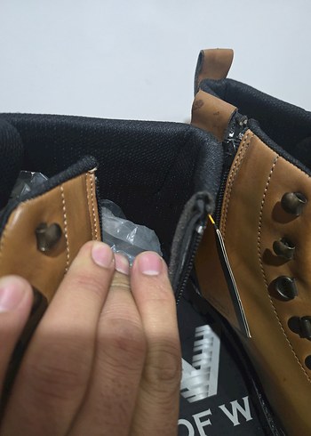 Kahverengi Deri Erkek Bağcıklı Bot - Görsel 5