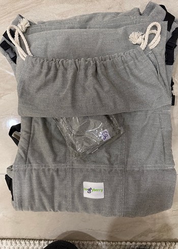 Huggyberry Gri Bebek Taşıyıcı Kanguru - Görsel 3