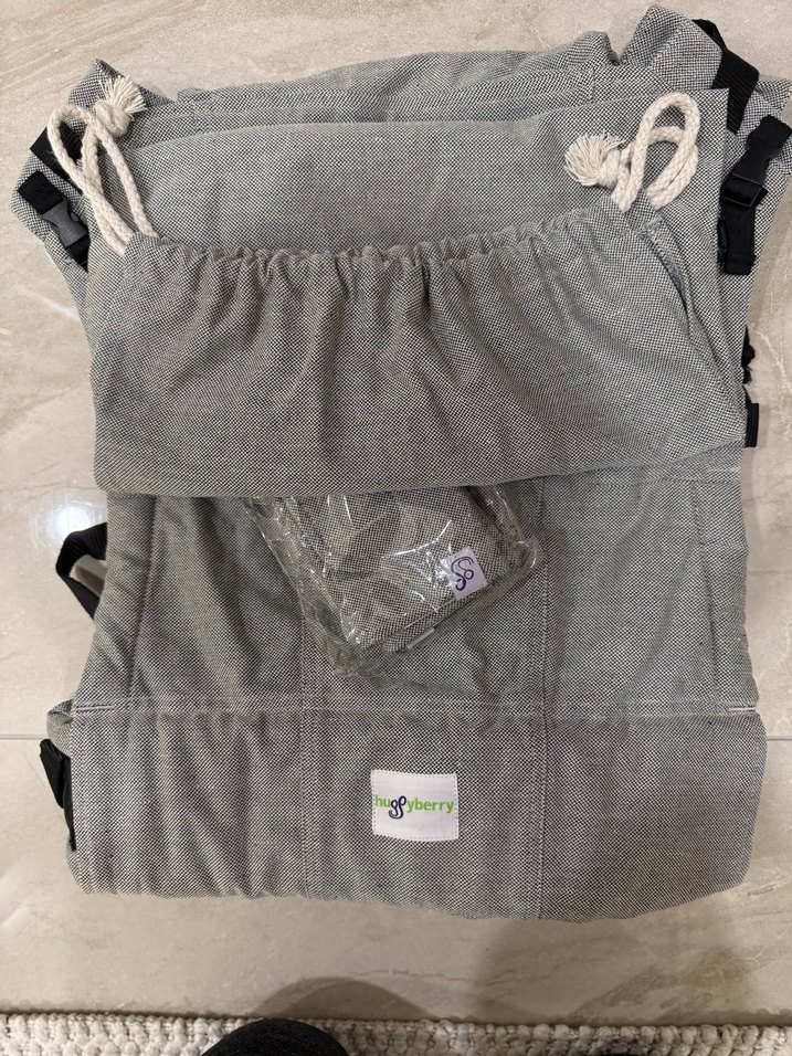 Huggyberry Gri Bebek Taşıyıcı Kanguru - Görsel 3