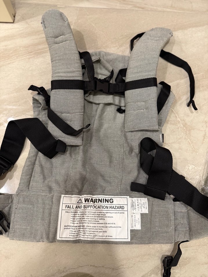 Huggyberry Gri Bebek Taşıyıcı Kanguru - Görsel 4