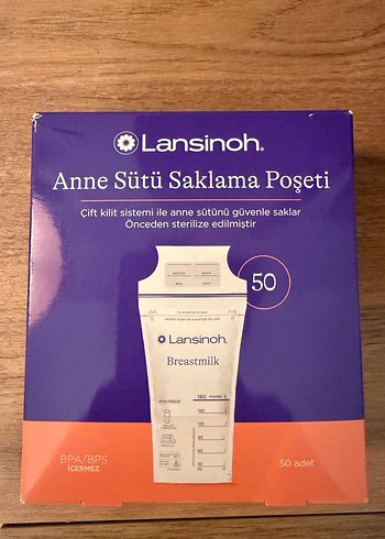 Lansinoh Anne Sütü Saklama Poşeti 50'li - Görsel 2