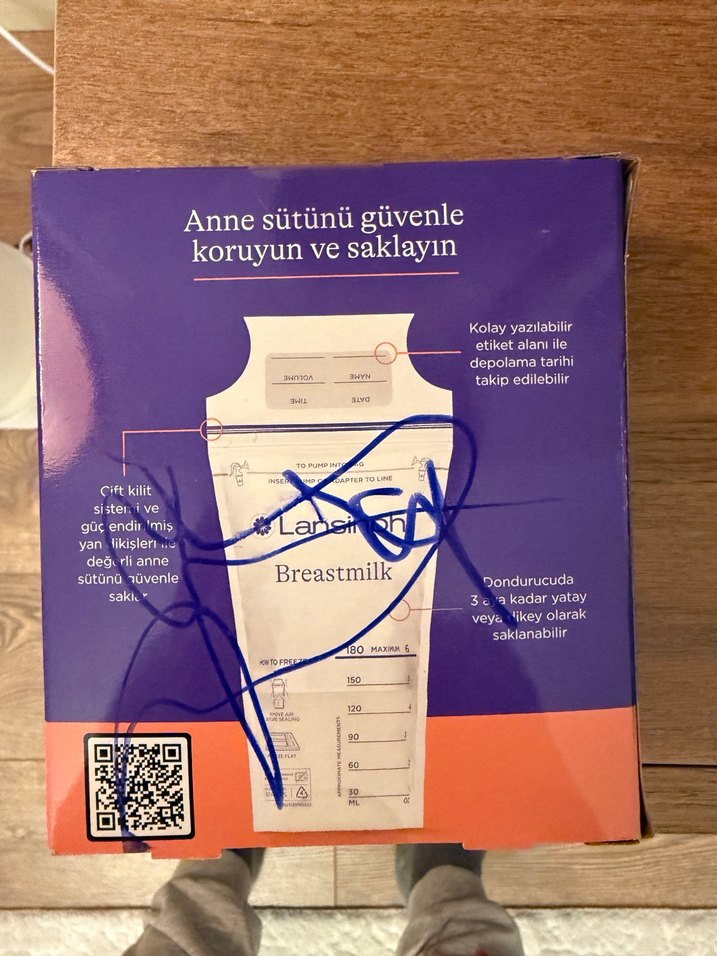 Lansinoh Anne Sütü Saklama Poşeti 50'li - Görsel 3