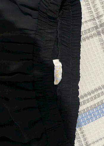 Siyah Uzun Kollu Drapeli Kadın Tunik - Görsel 7