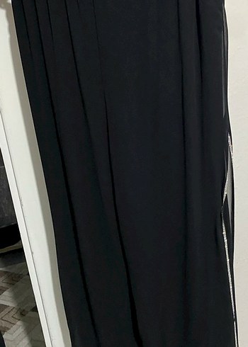 Siyah Uzun Kollu Drapeli Kadın Tunik - Görsel 5