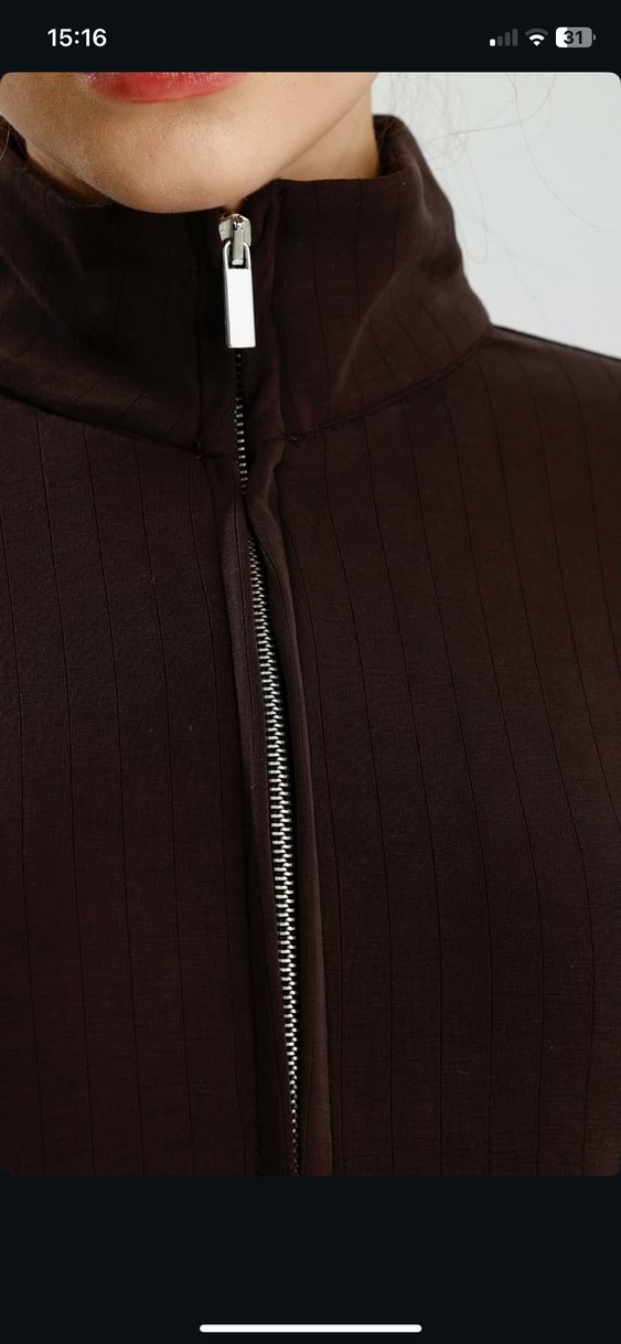 Alo Kahverengi Kadın Yumuşak Kumaş Eşofman Takımı - Görsel 3