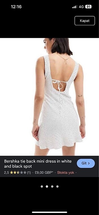 Bershka BERSHKA elbise
