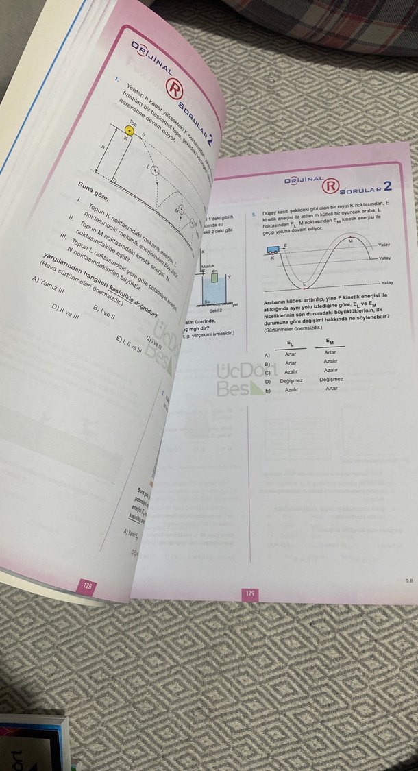 TYT Fizik Soru Bankası- Üç Dört Beş - Görsel 2