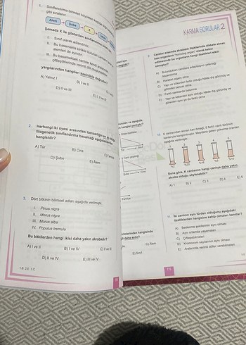 TYT Biyoloji Soru Bankası - Üç Dört Beş - Görsel 2