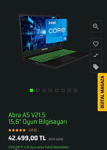 Monster Abra A5 V21.5 1 Aralık 2025 Alımlı 2+2 Yıl Garantili - Görsel 3