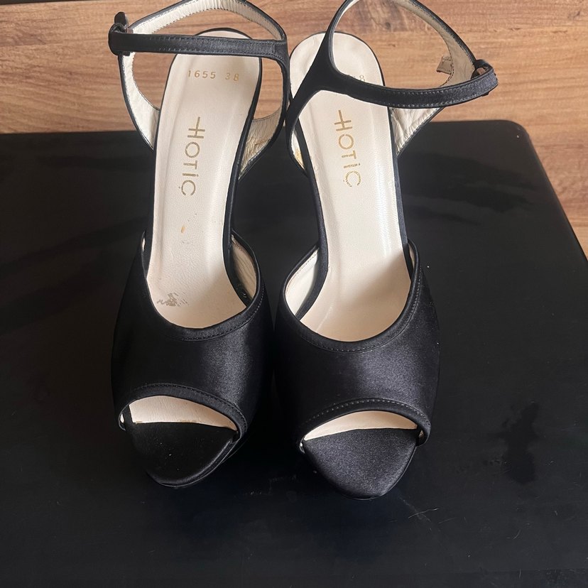 Siyah Tokalı Stiletto Kadın Abiye Ayakkabı - Görsel 4