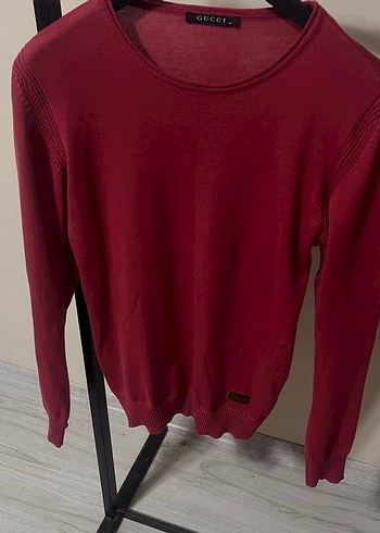 Pembe kadın Trıko İnce Örgü Sweatshirt - Görsel 2