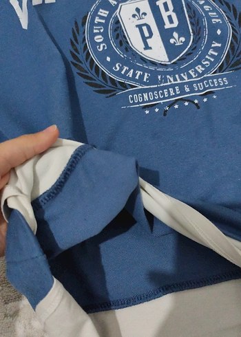 California Baskılı Mavi Kız Eşofman Takımı - Görsel 2