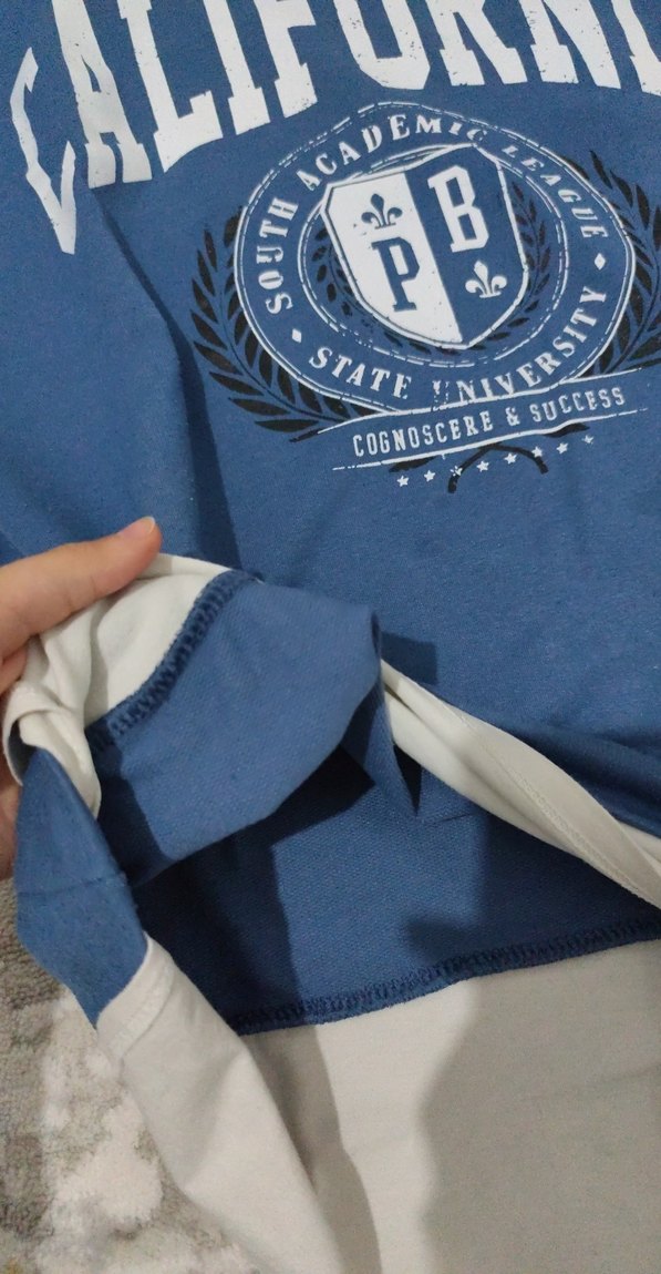 California Baskılı Mavi Kız Eşofman Takımı - Görsel 2