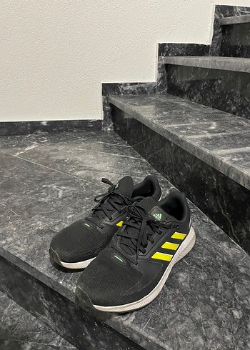 Siyah-Sarı Erkek Spor Ayakkabı - Görsel 4