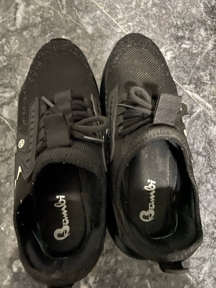 Siyah Yılan Desenli erkek Spor Ayakkabı - Görsel 5