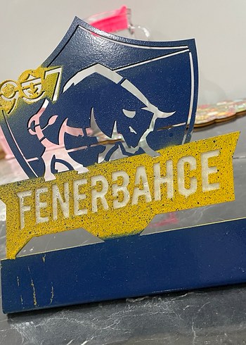 Parlak Mavi Fenerbahçe Erkek Rozeti - Görsel 6