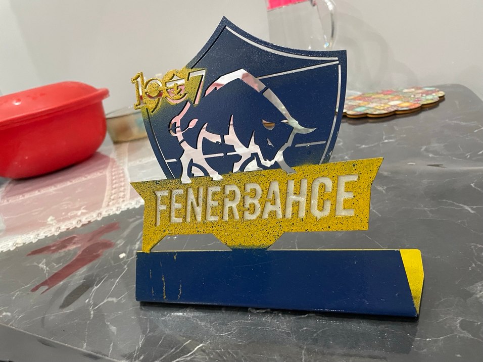 Parlak Mavi Fenerbahçe Erkek Rozeti - Görsel 3