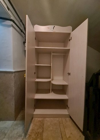 Renkli Zürafa Desenli Çocuk Dolabı - Görsel 3