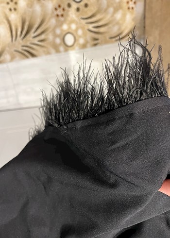 Siyah Drapeli Straplez Uzun Abiye Elbise - Görsel 3