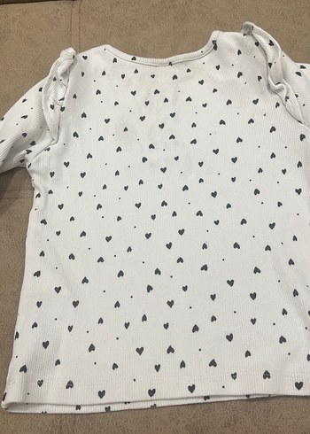 Kız Çocuk Beyaz Uzun Kollu Bluz - Görsel 4