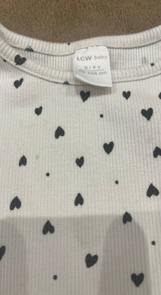 Kız Çocuk Beyaz Uzun Kollu Bluz - Görsel 3