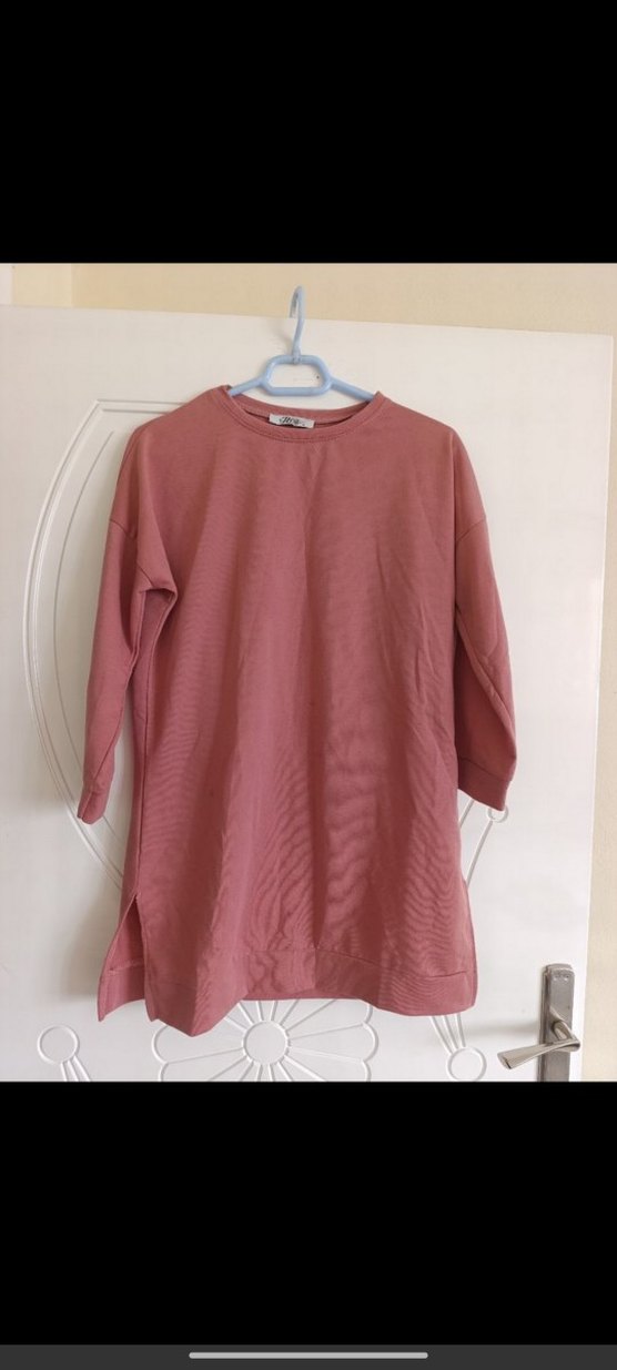 Gül  kurusu Salaş Midi Kadın Tunik - Görsel 2