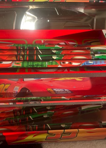 Şimşek McQueen 3 katlı kalemkutusu - Görsel 2