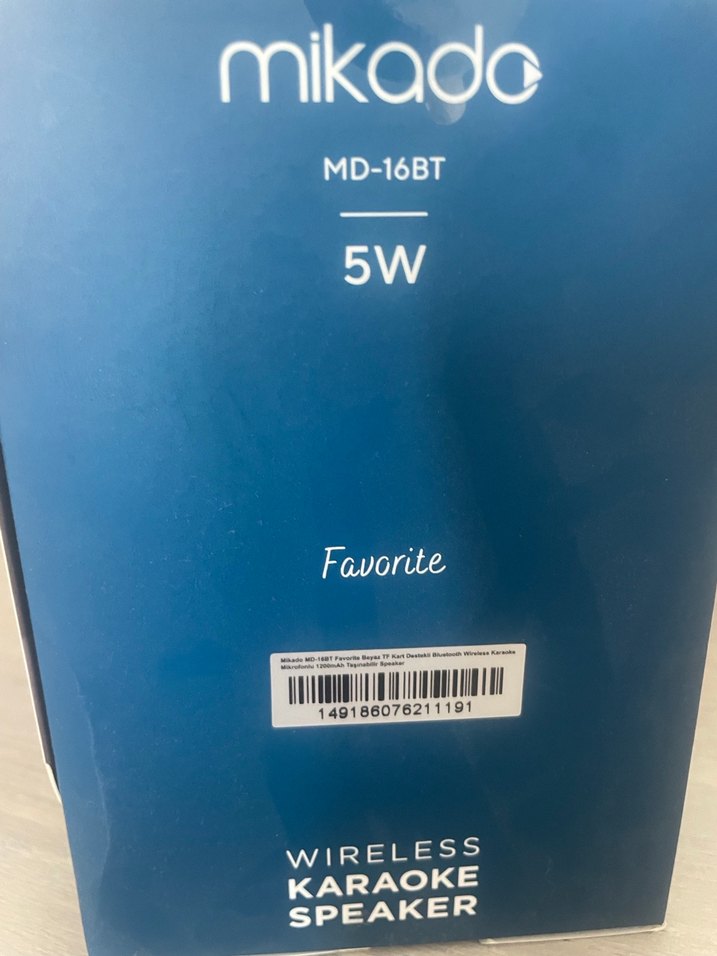 Mikado Renkli 5W Bluetooth Hoparlör ve Mikrofon - Görsel 3