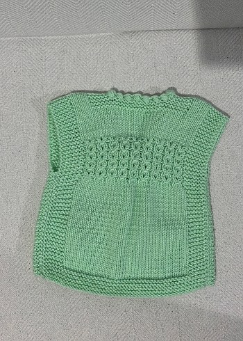 El Örgüsü Bebek Yeleği - Görsel 2