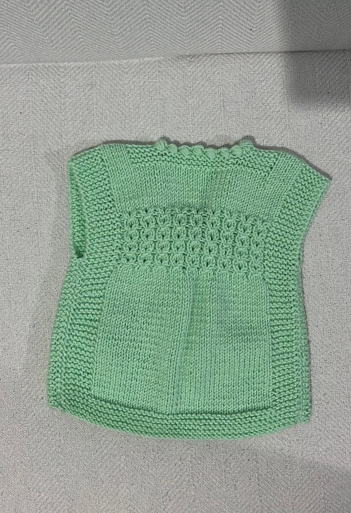 El Örgüsü Bebek Yeleği - Görsel 2