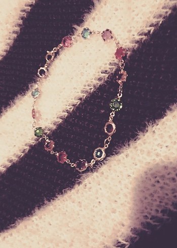 El Yapımı Renkli Boncuklu Bohem Bileklik - Görsel 2