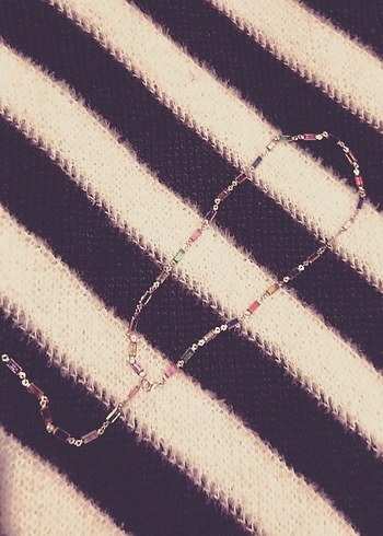 El Yapımı Boncuklu Yılan Desenli Kadın El Zinciri - Görsel 2