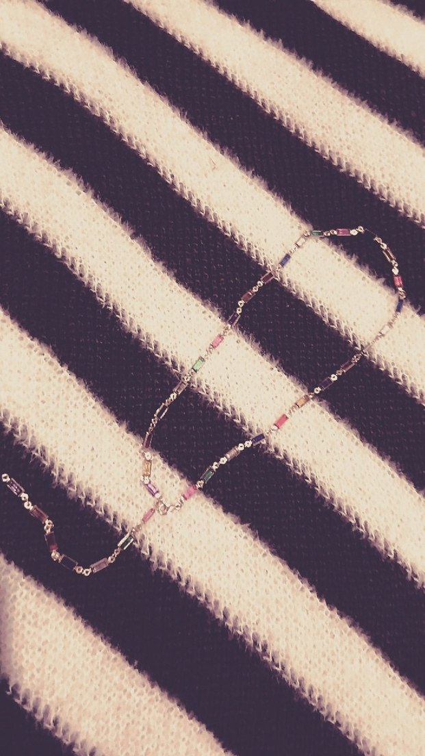 El Yapımı Boncuklu Yılan Desenli Kadın El Zinciri - Görsel 2