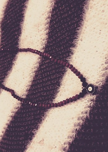 El Yapımı Kadın Boncuk Kolye/Bileklik - Görsel 4