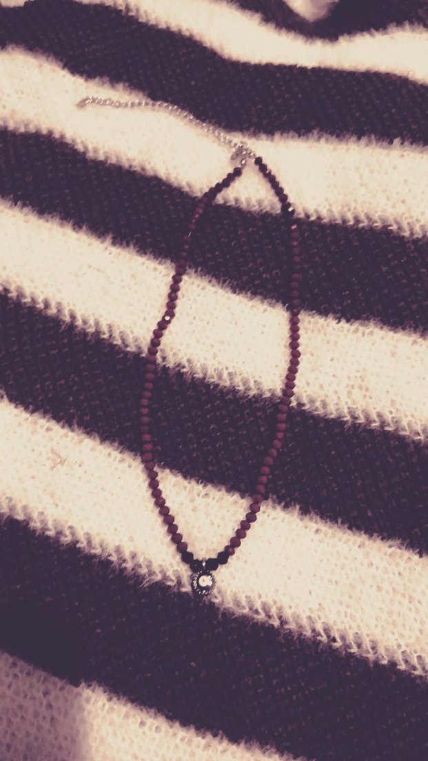 El Yapımı Kadın Boncuk Kolye/Bileklik - Görsel 3