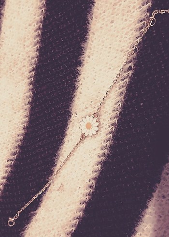 El Yapımı Papatya Desenli Kadın bileklik - Görsel 2