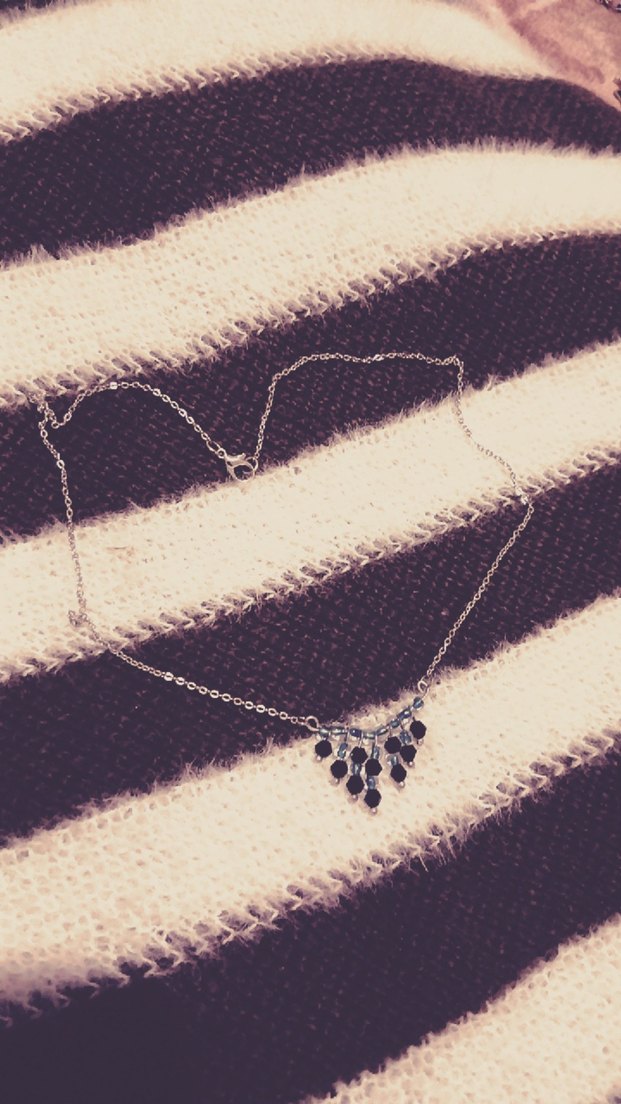 El Yapımı Uzun Boncuklu Bohem Kadın Kolyesi - Görsel 2