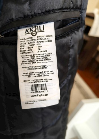 Düğmeli Gri Erkek Midi Mont kiğılı - Görsel 4