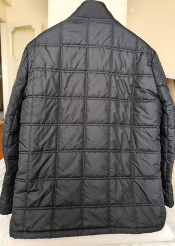 Düğmeli Gri Erkek Midi Mont kiğılı - Görsel 2