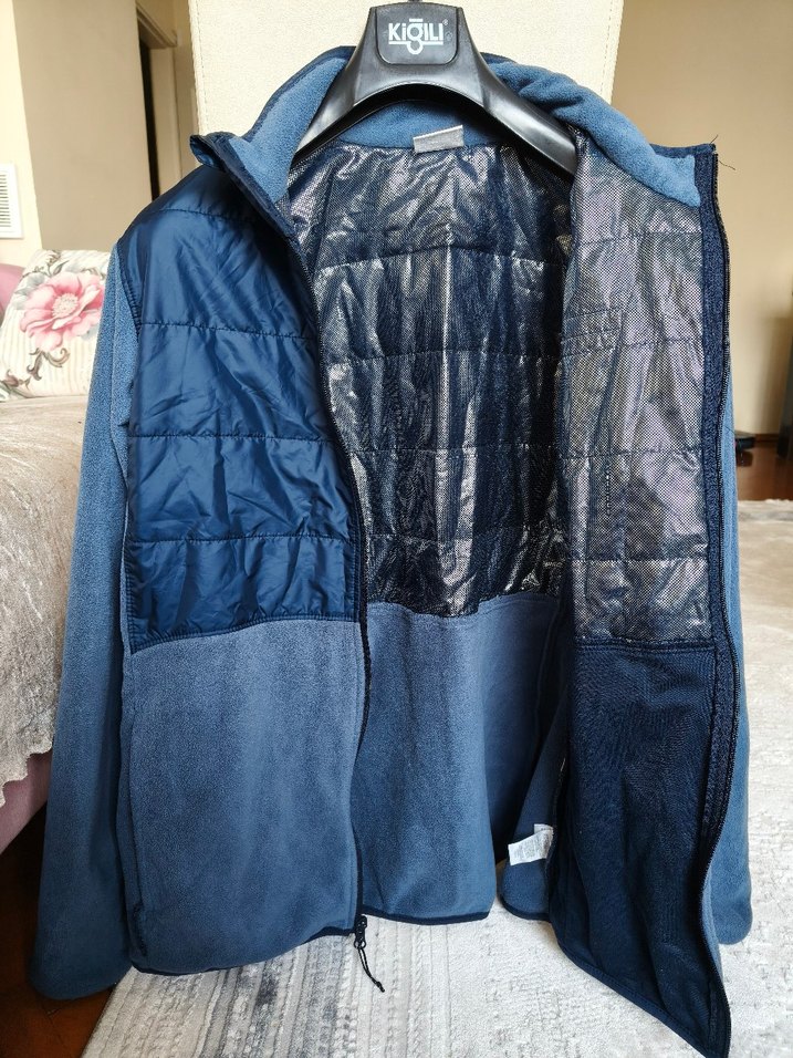 Columbia Erkek Mavi Fermuarlı Polar Ceket - Görsel 3