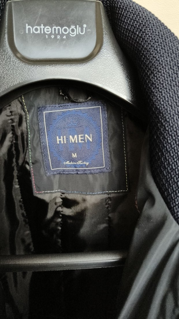 Siyah Fermuarlı Erkek Ceket - Görsel 3