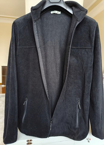 Siyah Fermuarlı Erkek Polar çeker boy76 En58cm - Görsel 2