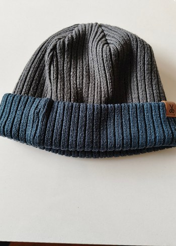 Erkek Gri Triko Bere - Görsel 2