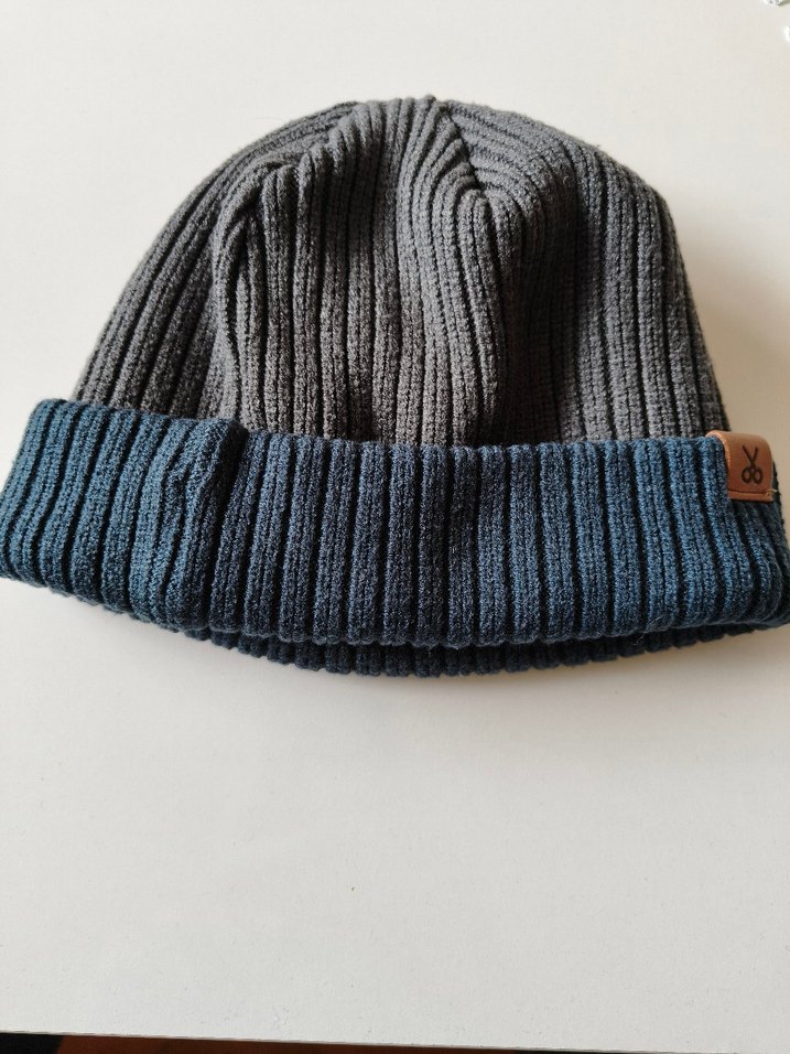 Erkek Gri Triko Bere - Görsel 2