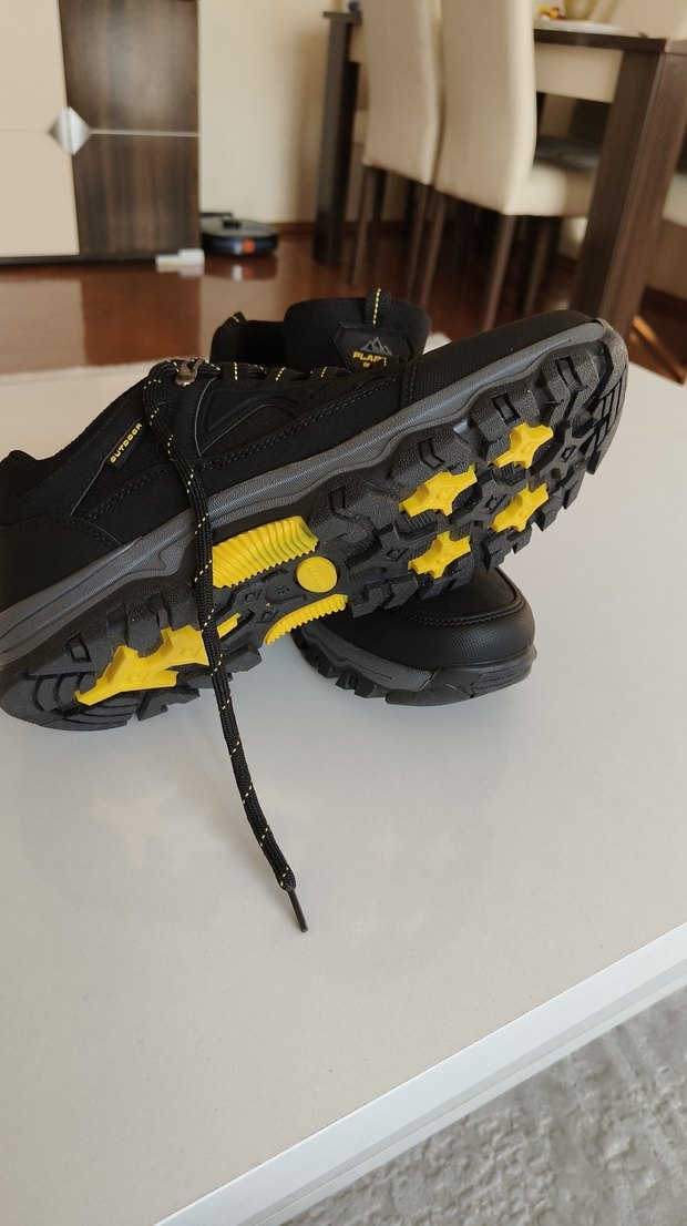 Siyah Bağcıklı Erkek Outdoor Ayakkabı - Görsel 2