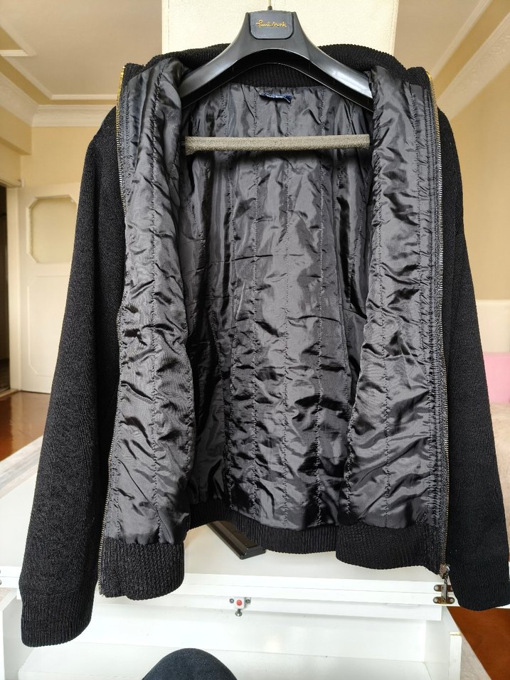 siyah Fermuarlı Erkek Sweatshirt - Görsel 2